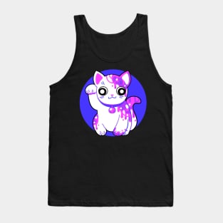 Messy Lucky Kitty Tank Top